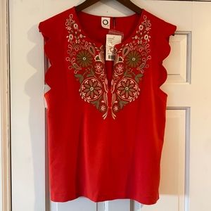 Anthropologie embellished top